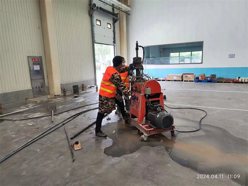 饶平厂房地面下沉塌陷注浆加固施工